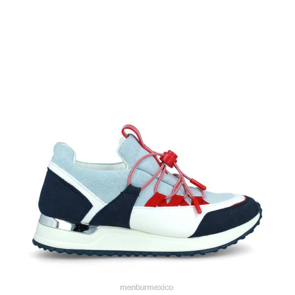 zapato casual elegante Menbur calabra azul medio mujer 04JD429