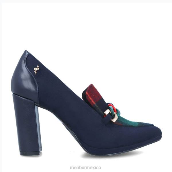 zapato casual elegante Menbur camedo azul oscuro mujer 04JD405