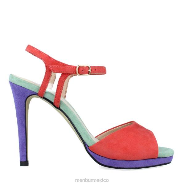 zapato casual elegante Menbur camorone naranja mujer 04JD3086