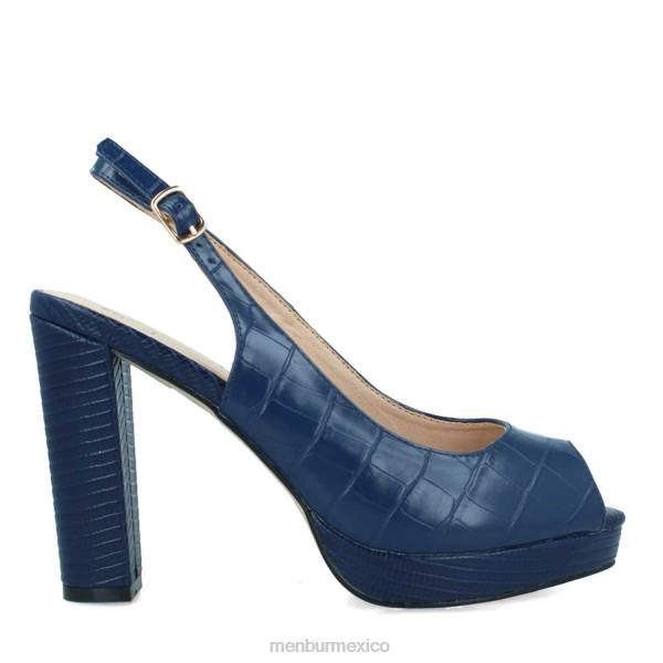 zapato casual elegante Menbur campea azul oscuro mujer 04JD301
