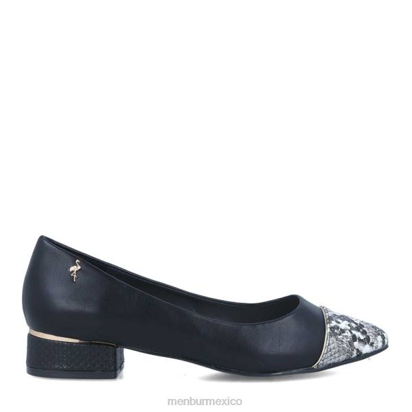zapato casual elegante Menbur canedo negro mujer 04JD396