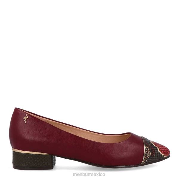 zapato casual elegante Menbur canedo rojo mujer 04JD3383