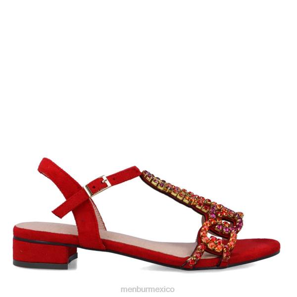zapato casual elegante Menbur cannitelo rojo mujer 04JD482