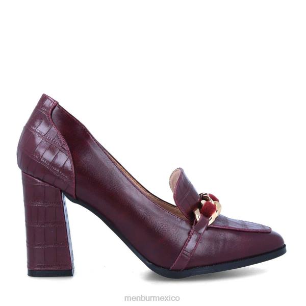 zapato casual elegante Menbur caorso rojo mujer 04JD406