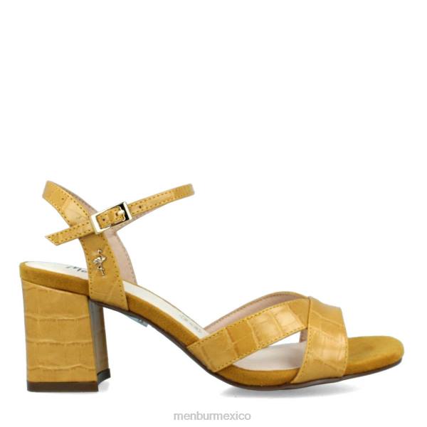zapato casual elegante Menbur capodimonte amarillo mujer 04JD3129