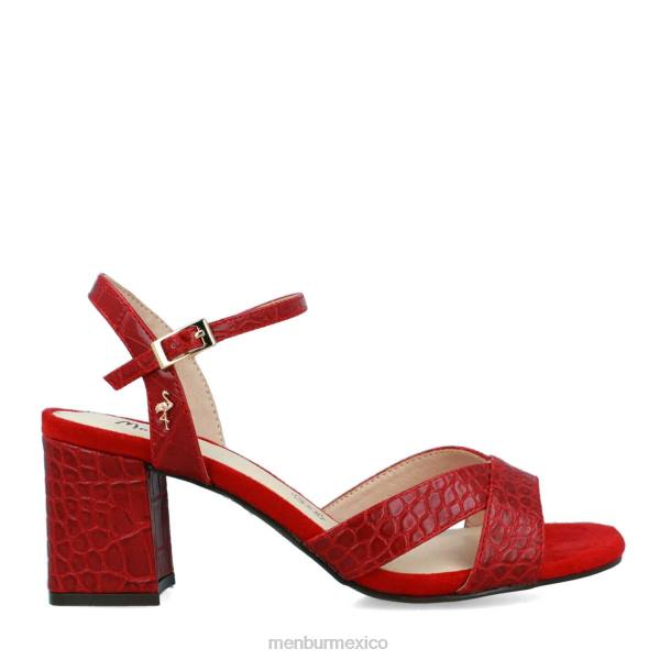 zapato casual elegante Menbur capodimonte rojo mujer 04JD3127