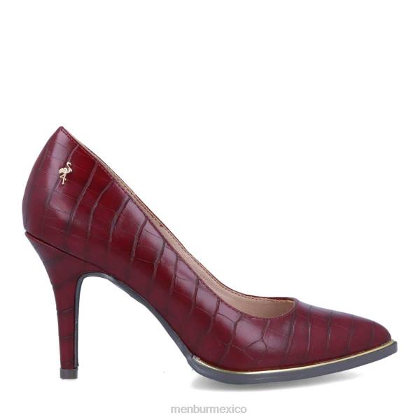 zapato casual elegante Menbur caposel rojo mujer 04JD411