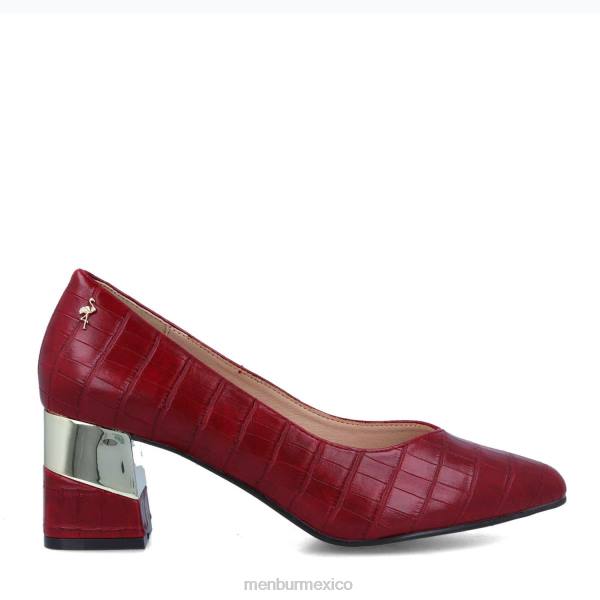 zapato casual elegante Menbur cappostrado rojo mujer 04JD3377