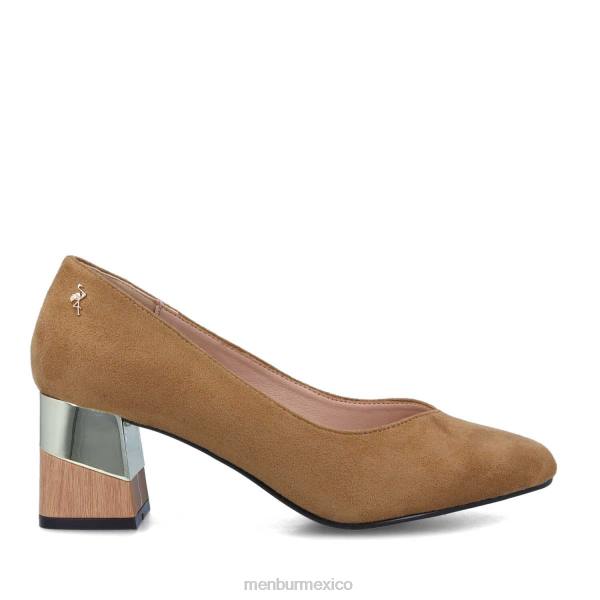 zapato casual elegante Menbur caprón beige mujer 04JD3394
