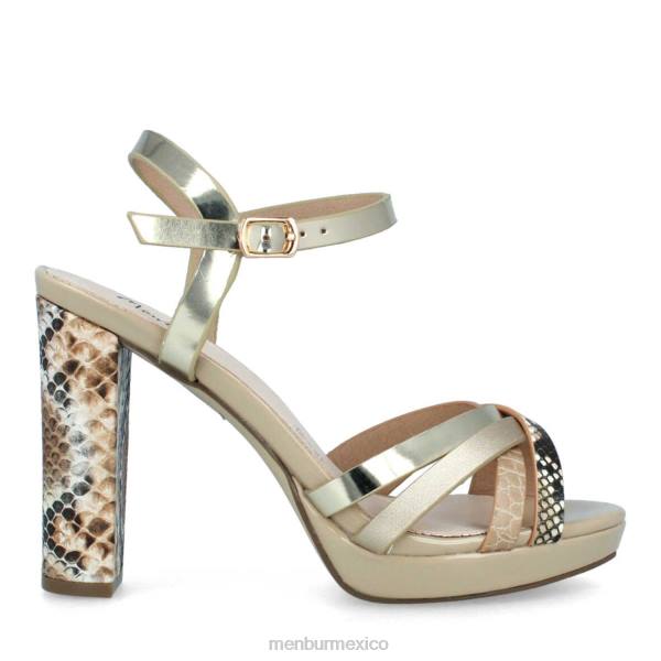 zapato casual elegante Menbur cataldo beige mujer 04JD348