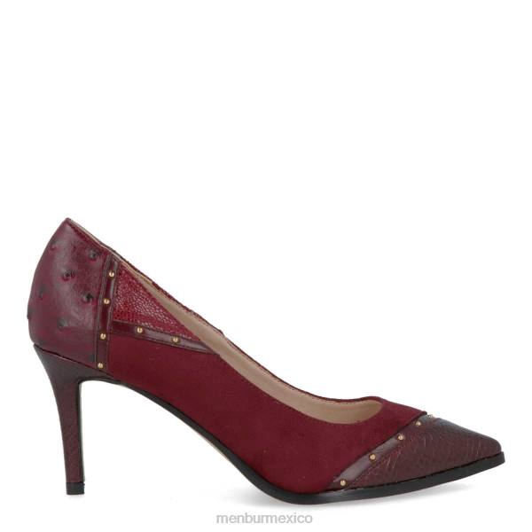 zapato casual elegante Menbur cerbaro rojo mujer 04JD3376