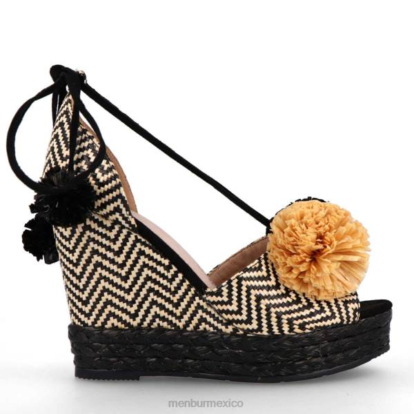 zapato casual elegante Menbur ciamporino negro mujer 04JD517