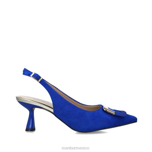 zapato casual elegante Menbur conéforo azul medio mujer 04JD3011