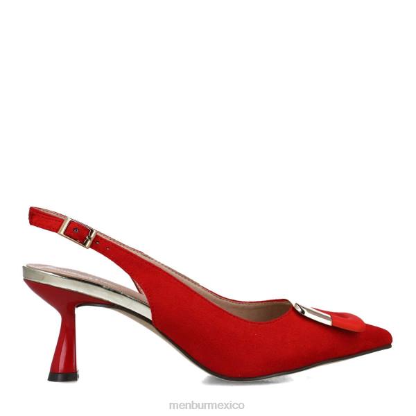 zapato casual elegante Menbur conéforo rojo mujer 04JD3013