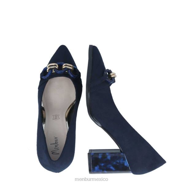 zapato casual elegante Menbur cornello azul oscuro mujer 04JD3403