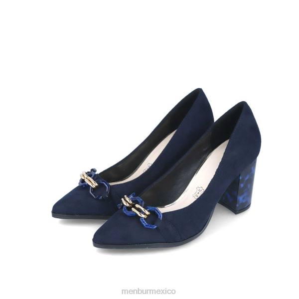 zapato casual elegante Menbur cornello azul oscuro mujer 04JD3403