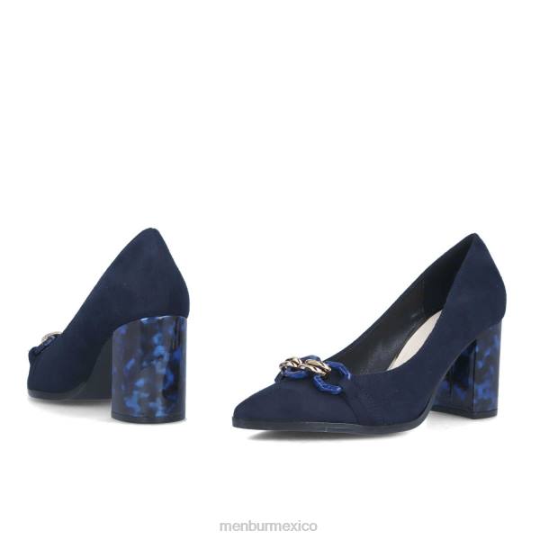 zapato casual elegante Menbur cornello azul oscuro mujer 04JD3403