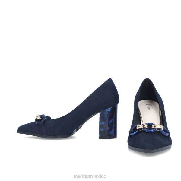 zapato casual elegante Menbur cornello azul oscuro mujer 04JD3403