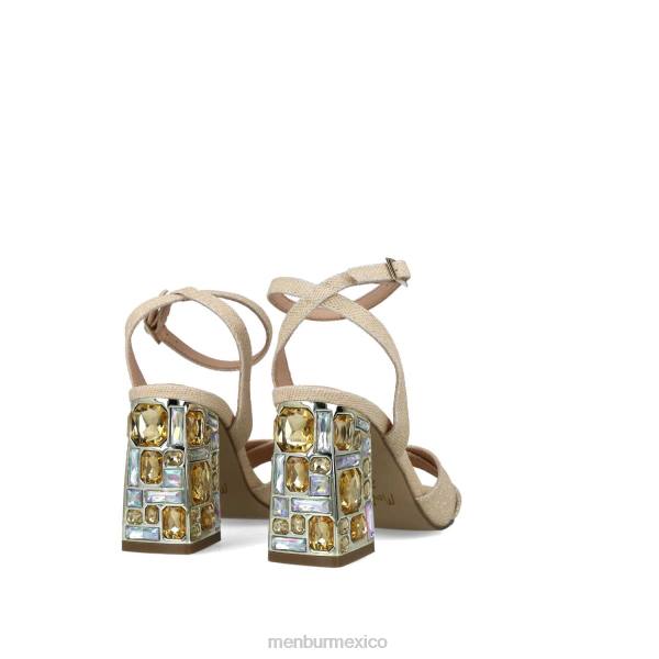 zapato casual elegante Menbur corona boreal amarillo mujer 04JD421