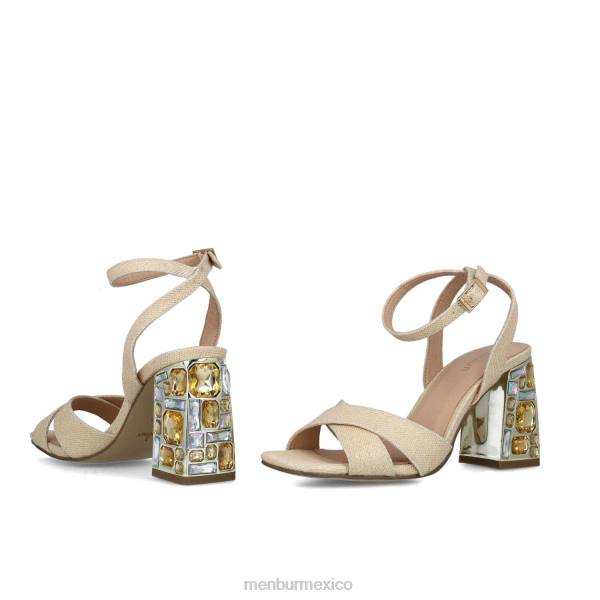 zapato casual elegante Menbur corona boreal amarillo mujer 04JD421