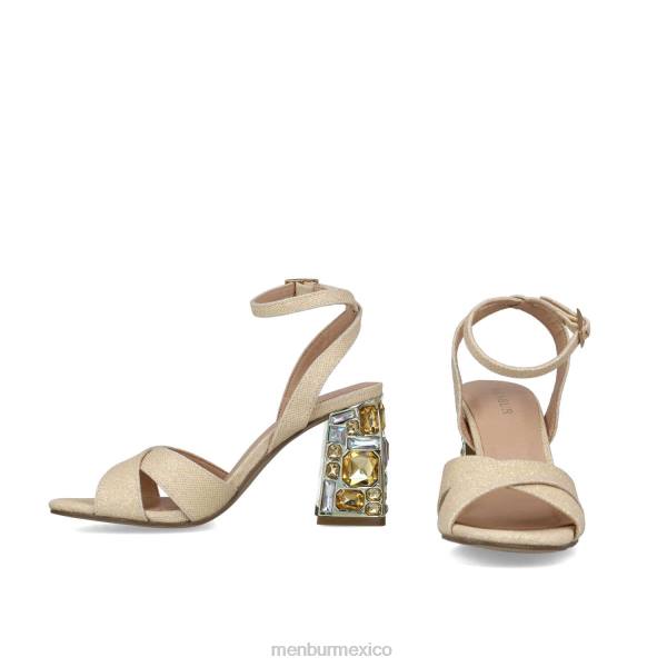 zapato casual elegante Menbur corona boreal amarillo mujer 04JD421