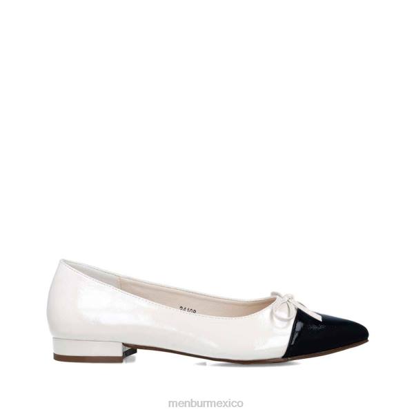 zapato casual elegante Menbur eltanino blanco mujer 04JD458