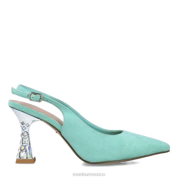 zapato casual elegante Menbur enif verde mujer 04JD3494