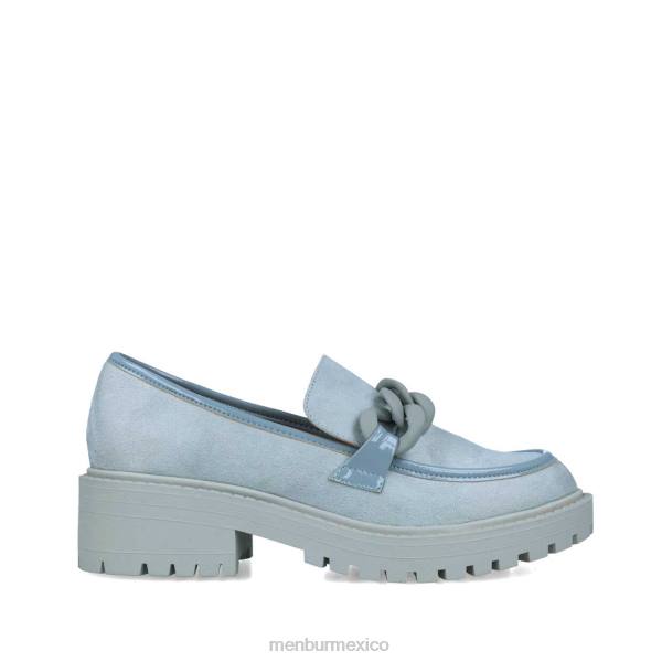 zapato casual elegante Menbur escudo azul claro mujer 04JD181