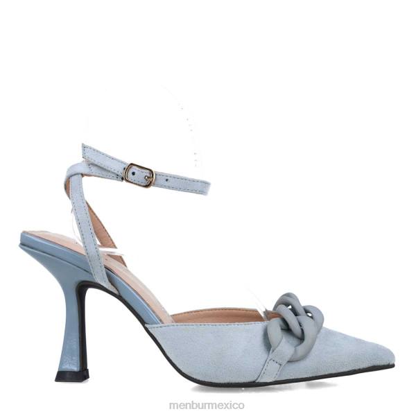 zapato casual elegante Menbur escudo azul claro mujer 04JD197