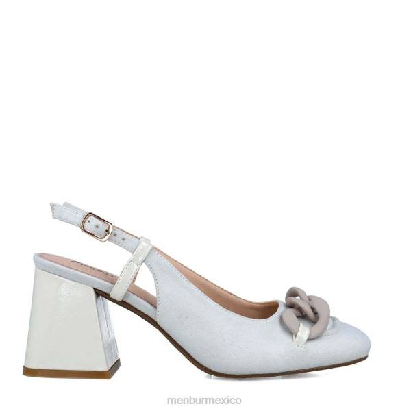 zapato casual elegante Menbur escudo blanco mujer 04JD3465