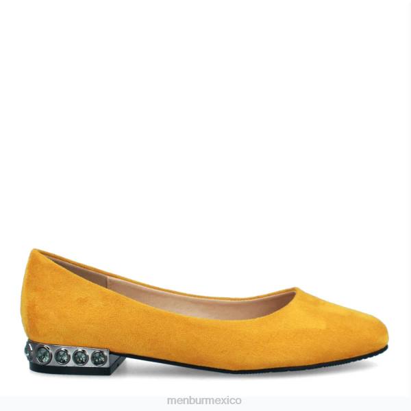 zapato casual elegante Menbur estela amarillo mujer 04JD3392