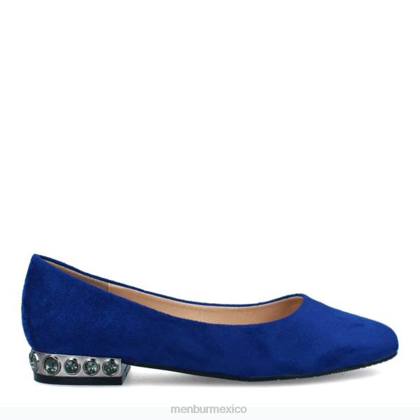 zapato casual elegante Menbur estela azul medio mujer 04JD3391