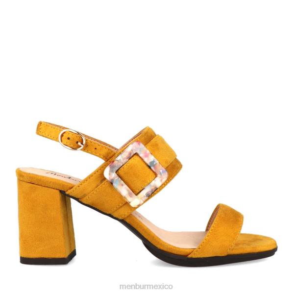 zapato casual elegante Menbur fiastra amarillo mujer 04JD326