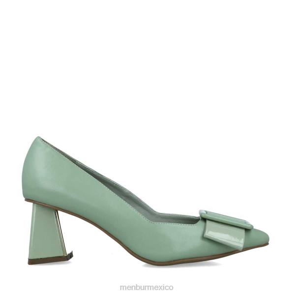 zapato casual elegante Menbur fornácico verde mujer 04JD3029