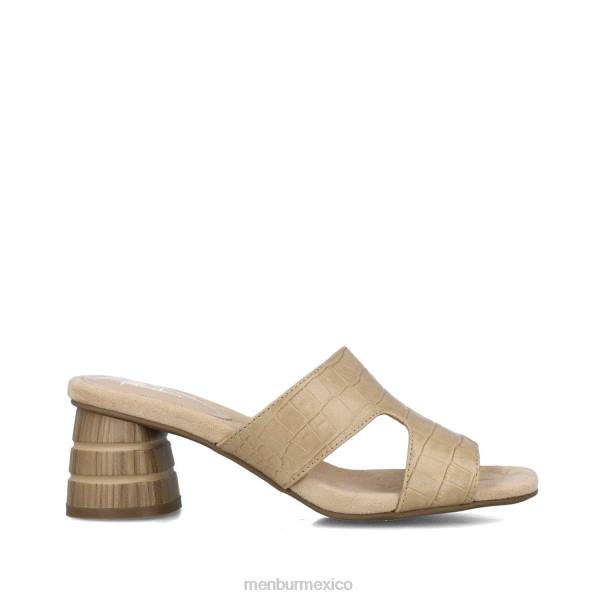 zapato casual elegante Menbur lacerta beige mujer 04JD2993