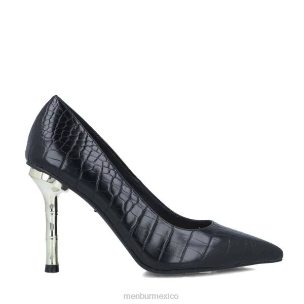 zapato casual elegante Menbur lacerta negro mujer 04JD2985