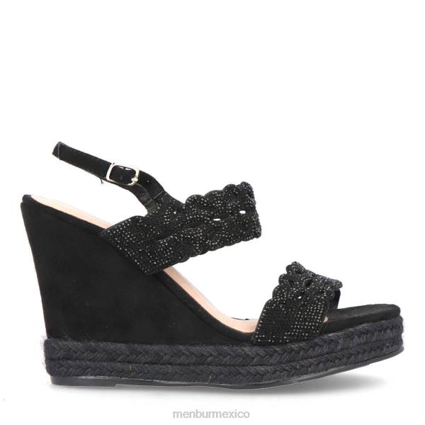 zapato casual elegante Menbur lombardo negro mujer 04JD523