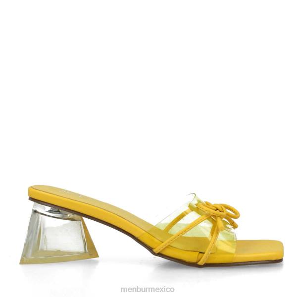 zapato casual elegante Menbur lupus amarillo mujer 04JD3451