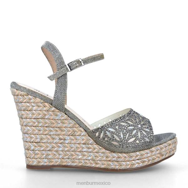 zapato casual elegante Menbur molinillo gris mujer 04JD295