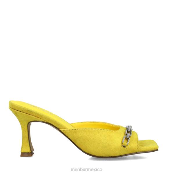 zapato casual elegante Menbur monoceros amarillo mujer 04JD2958