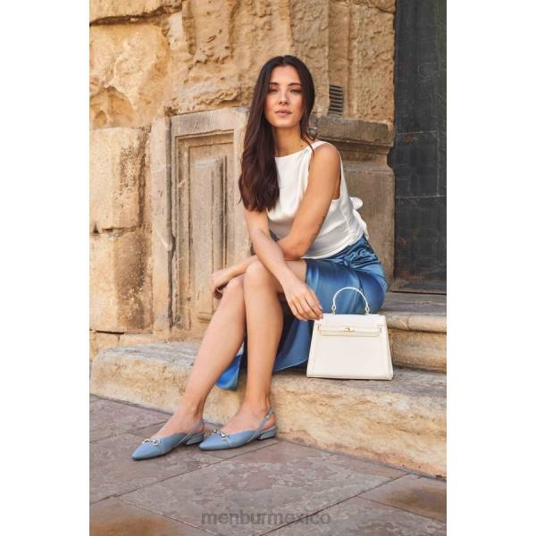zapato casual elegante Menbur octanos azul claro mujer 04JD2945
