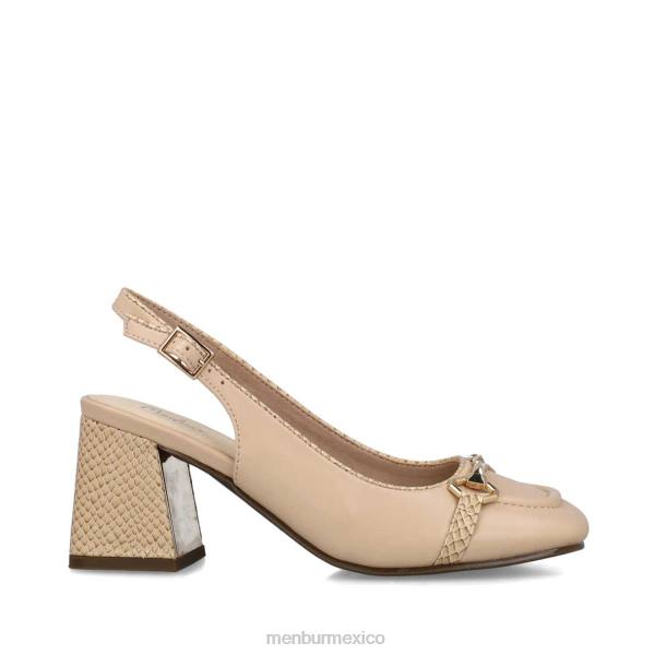 zapato casual elegante Menbur octanos beige mujer 04JD3004