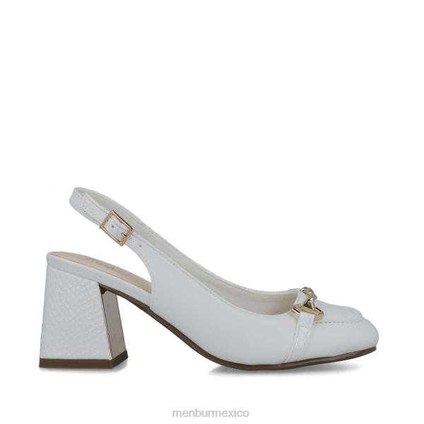 zapato casual elegante Menbur octanos blanco mujer 04JD199