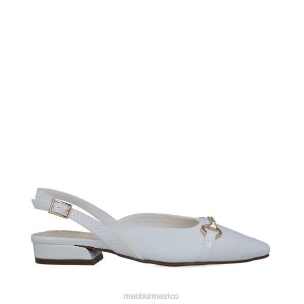 zapato casual elegante Menbur octanos blanco mujer 04JD2944
