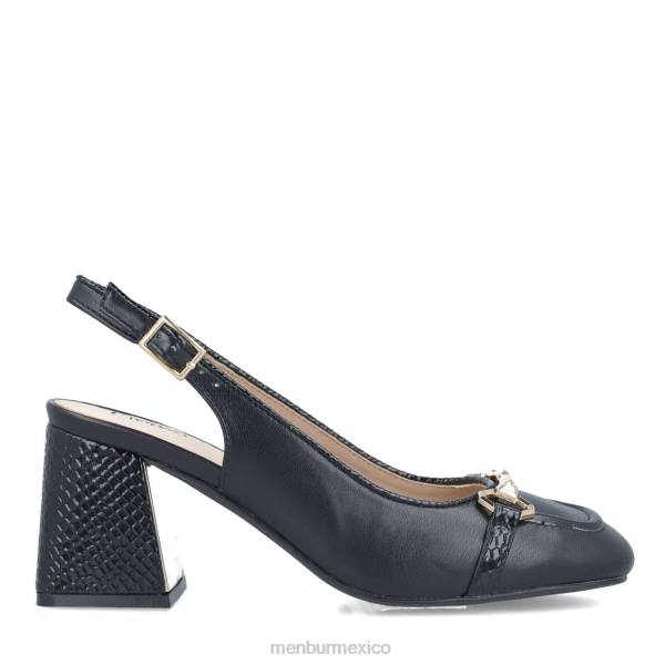 zapato casual elegante Menbur octanos negro mujer 04JD3005