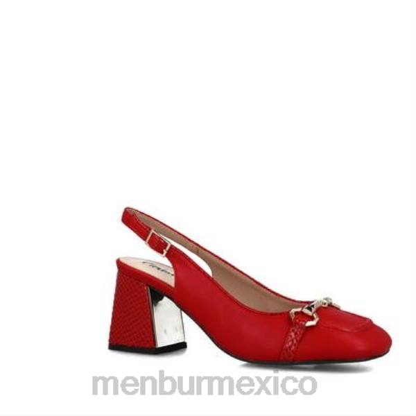 zapato casual elegante Menbur octanos rojo mujer 04JD3006