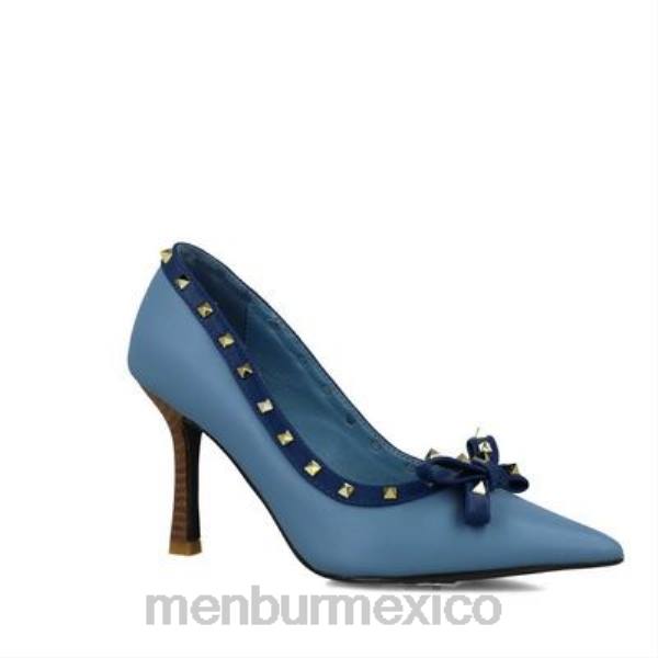 zapato casual elegante Menbur ofiuco azul claro mujer 04JD3454