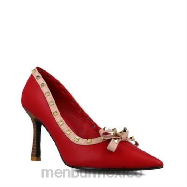 zapato casual elegante Menbur ofiuco rojo mujer 04JD3453