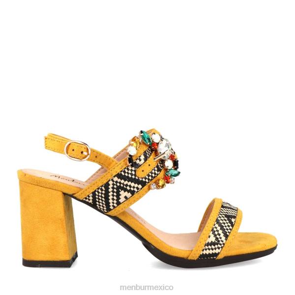 zapato casual elegante Menbur ripoli amarillo mujer 04JD3578
