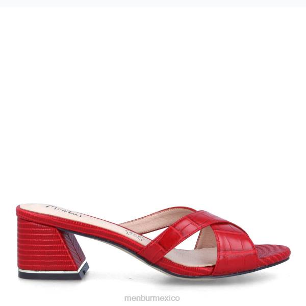 zapato casual elegante Menbur roccella rojo mujer 04JD483